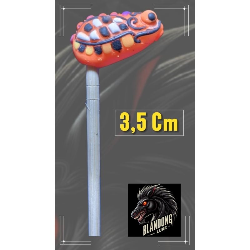 Molding / Cetakan Soft Frog 3D Ukuran 3,5 Cm (Lalat)