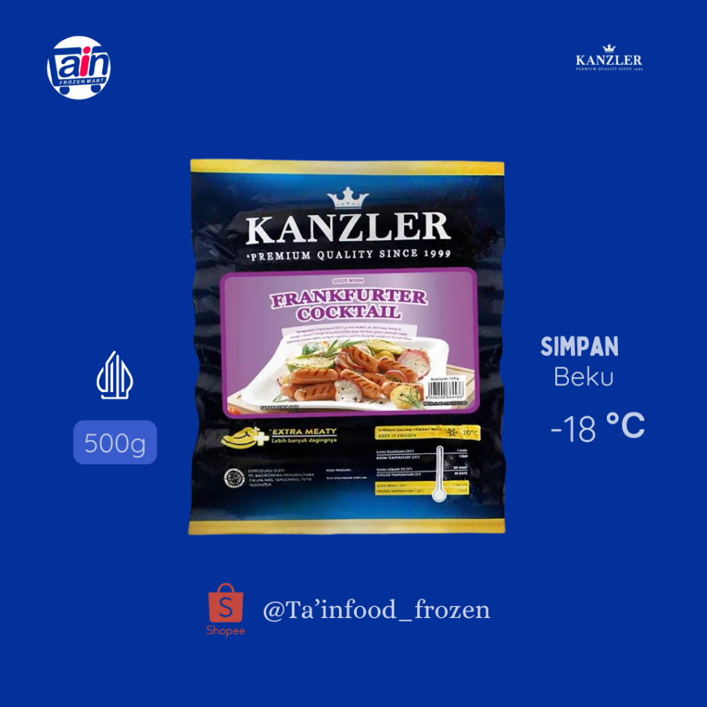 

Kanzler Frankfurter Cocktail 500gr