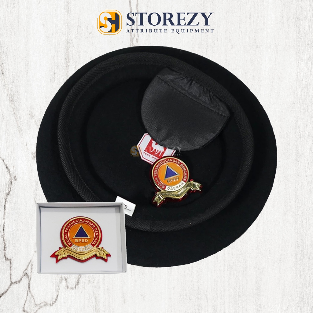 Baret BPBD + Emblem (Camel)