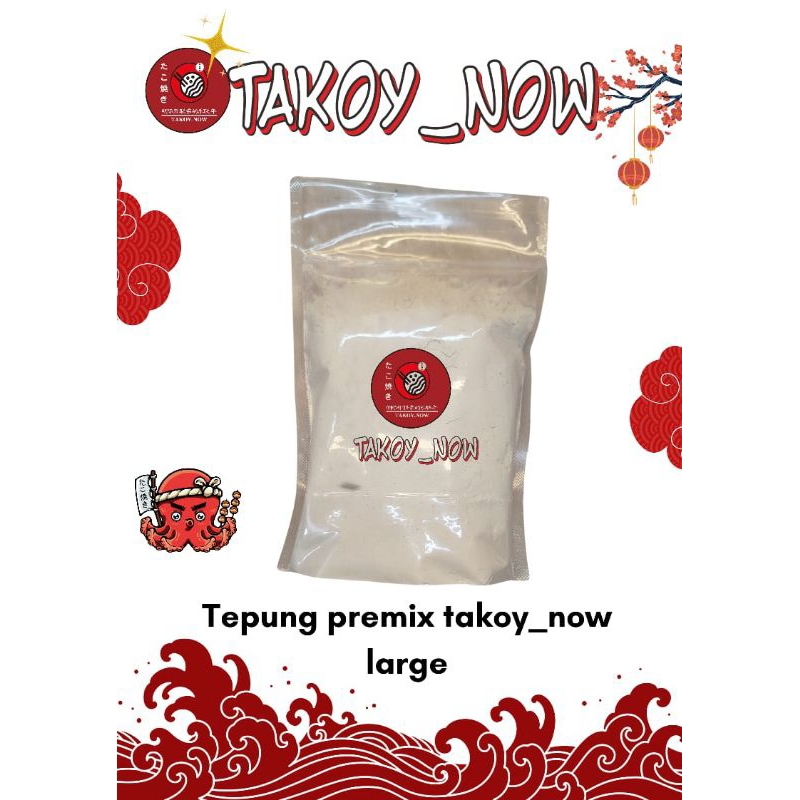 

Tepung Takoyaki Premix Instan (Takoy_now) size Large jadi hingga120-140 butir