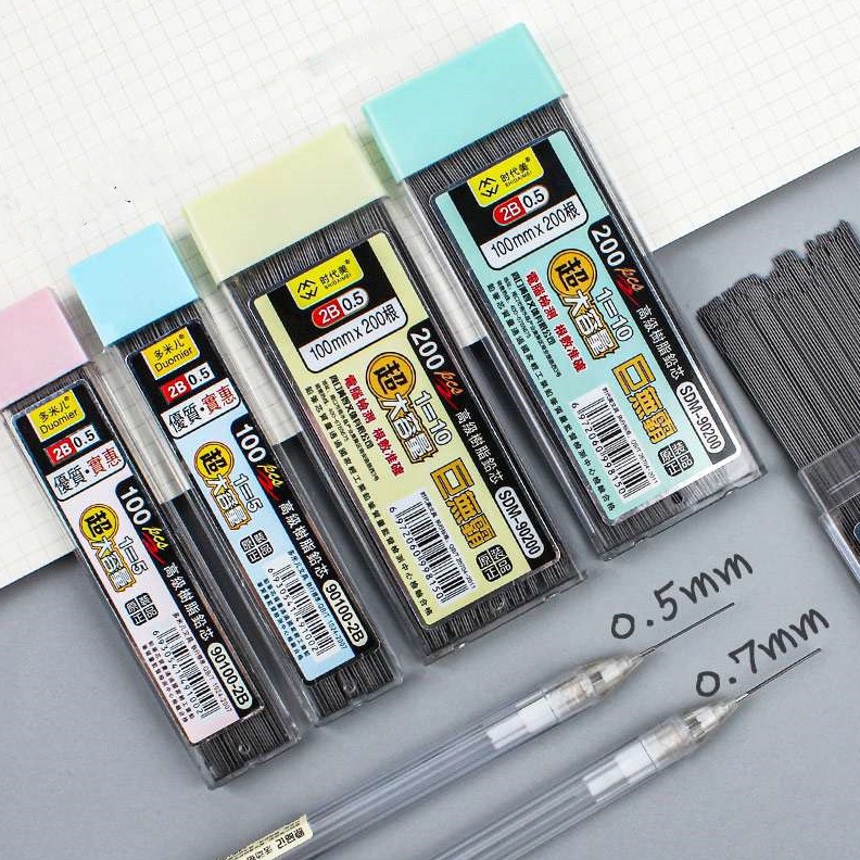 

Potongan 4 Isi Pensil Mekanik 2B 5MM 7MM 1pcs2PCS pensil refill