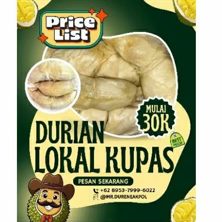 

Durian Lokal Kupas - Mr. Durenakpol