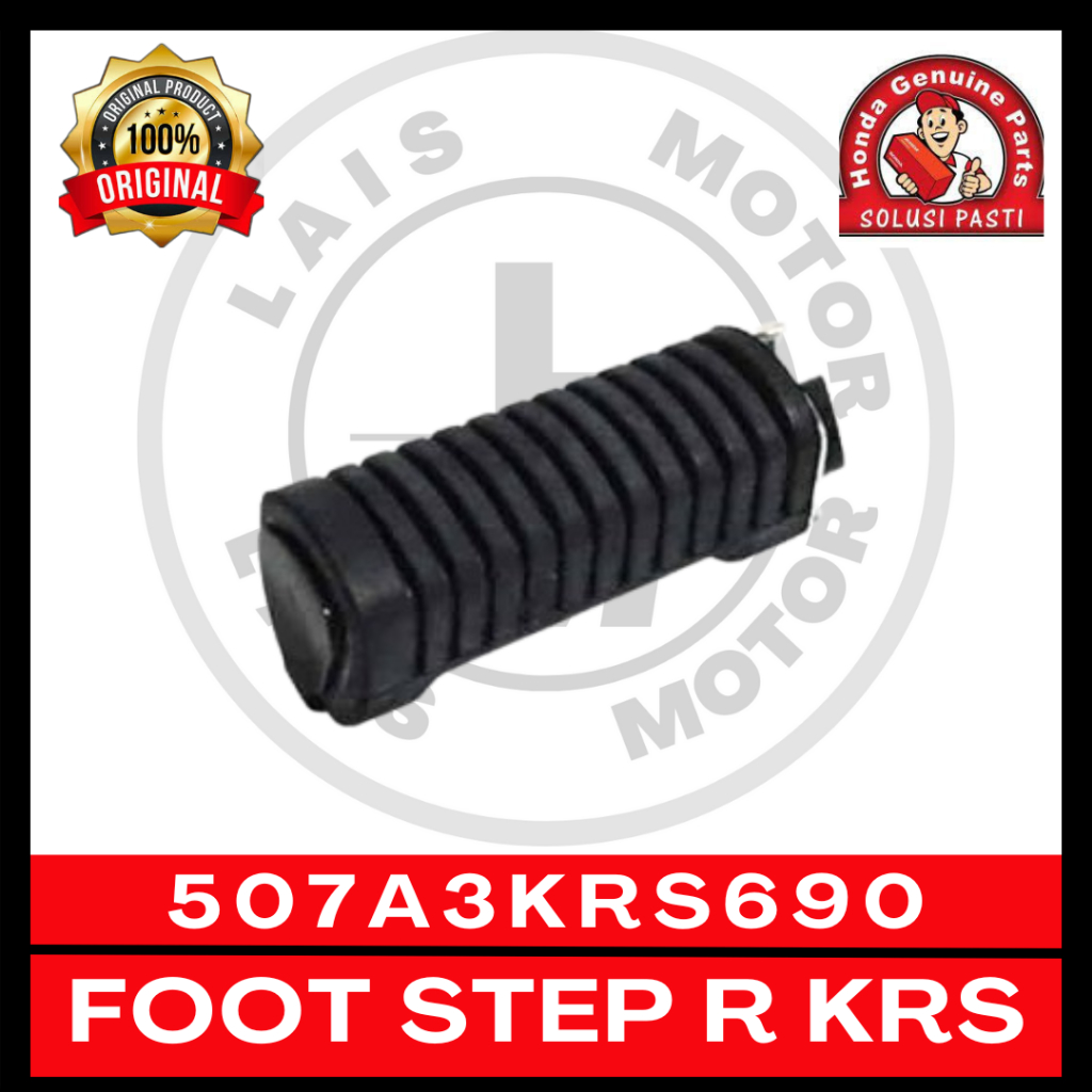 Step Belakang Kanan Set KRS Revo lama, Supra X 125 507A3KRS690 Original AHM