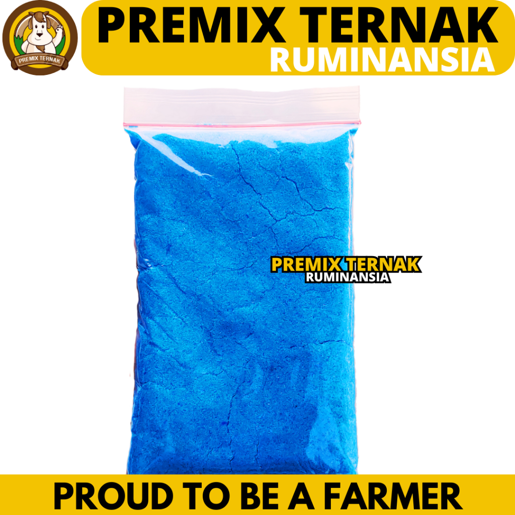 TERUSI 500 gr - CUPRI SULFAT - COPPER SULFAT - TEMBAGA SULFATE (CuSO4) - PRUSI - TRUSI - TERUSI BUBU
