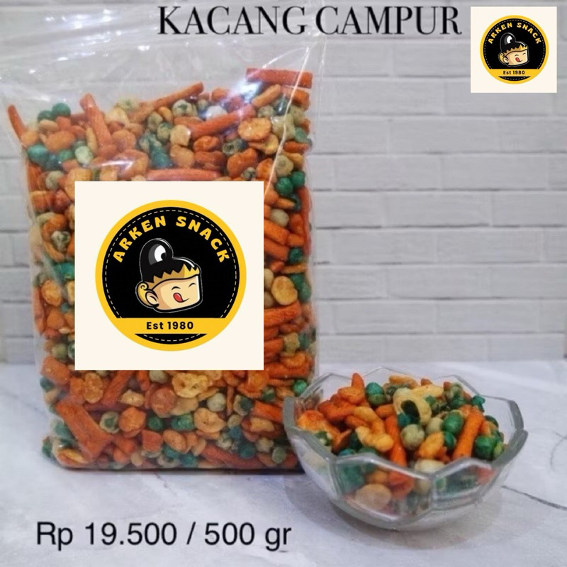 

KACANG CAMPUR / MIX NUT 125gr (CEMILAN GROSIR SNACK KILOAN) RIVIN SNACK