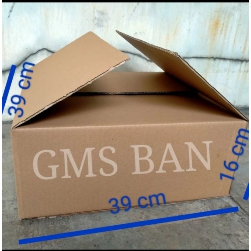 

KARDUS SINGLE RONGGA UKURAN 39x39x16cm, KUAT BISA UNTUK PELEK MAKSIMAL R14 DAN KEPERLUAN LAIN, HARGA YANG TERCANTUM ADALAH HARGA 2 (DUA) BUAH