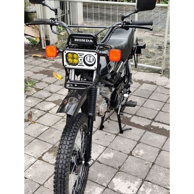 Braket lampu depan headlamp custom honda win klx crf yt ts wr dll