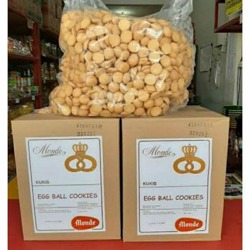 

EGG BALL COOKIES MONDE 3.5KG TERMURAH JATENG