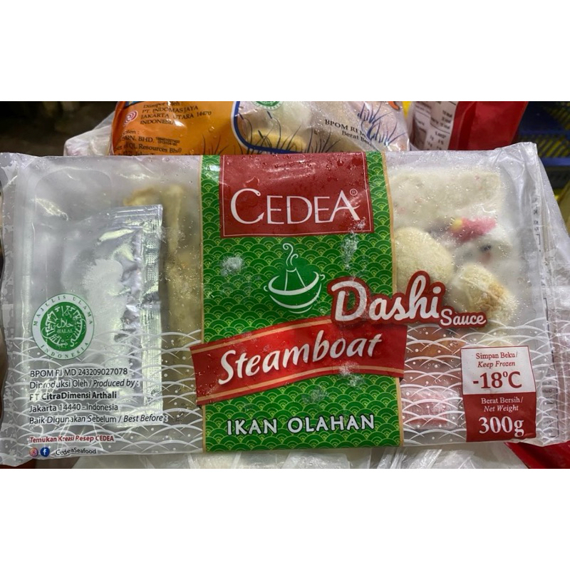 

CEDEA DASHI SAUCE STEAMBOAT (Ikan Olahan)