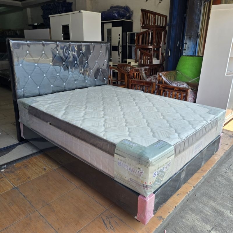 (Free Ongkir) Kasur Busa Premium Busawit by Bigland Plustop 160x200 cm (Sudah Dengan Divan)