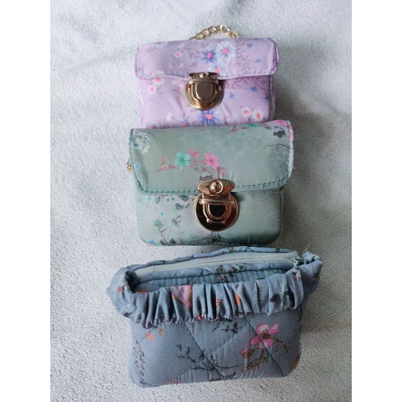 Mukenah Traveling Mini Pouch Parasut Premium free sajadah 2in1 Lasercut