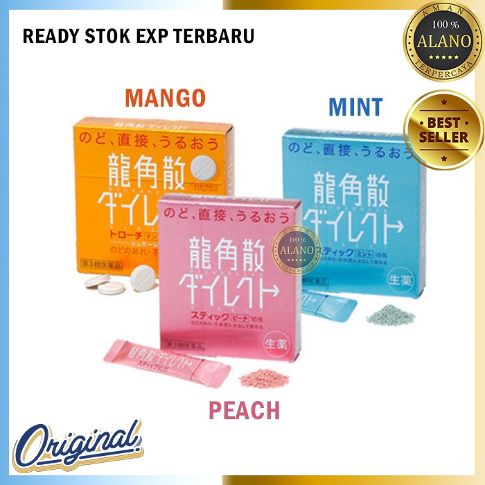 

Ryukakusan Direct Mango Mint Peach Original Japan