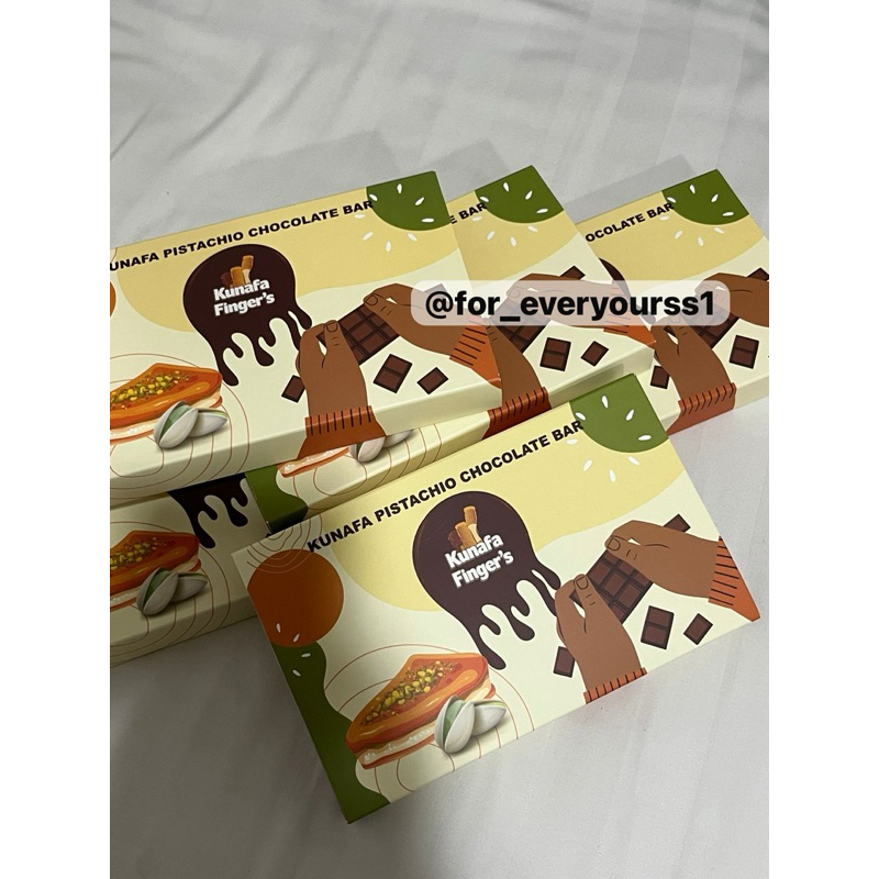 

Kunafa Pistachio Chocolate Bar 100% Original Malaysia