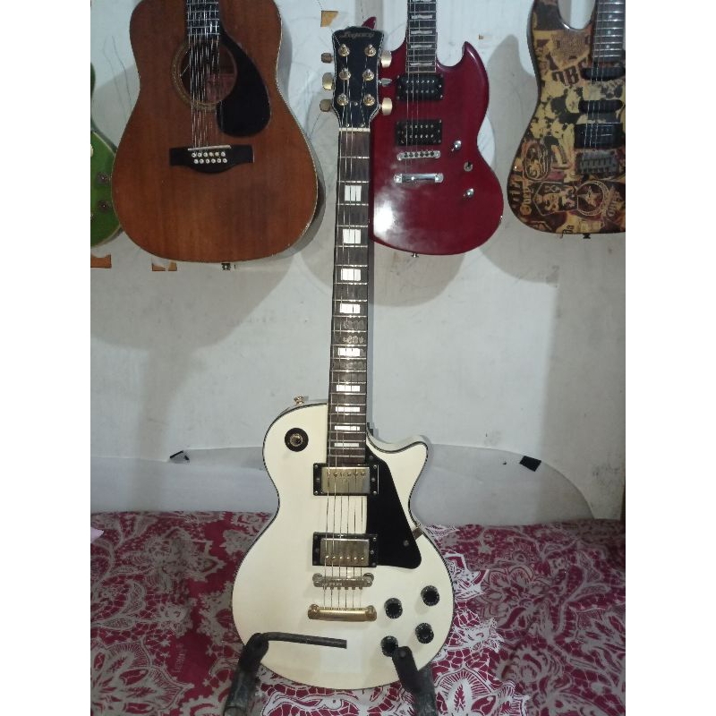 Murah Gitar Legacy Les paul Part Gold