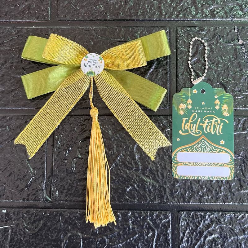 

Pita hampers kode PH 17 dan hang tag Idul Fitri kode