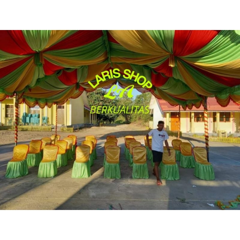 Plafon dekorasi tenda 4x5