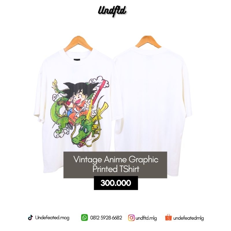 UD ANIME GRAPHIC PRINTRD VINTAGE T-SHIRT