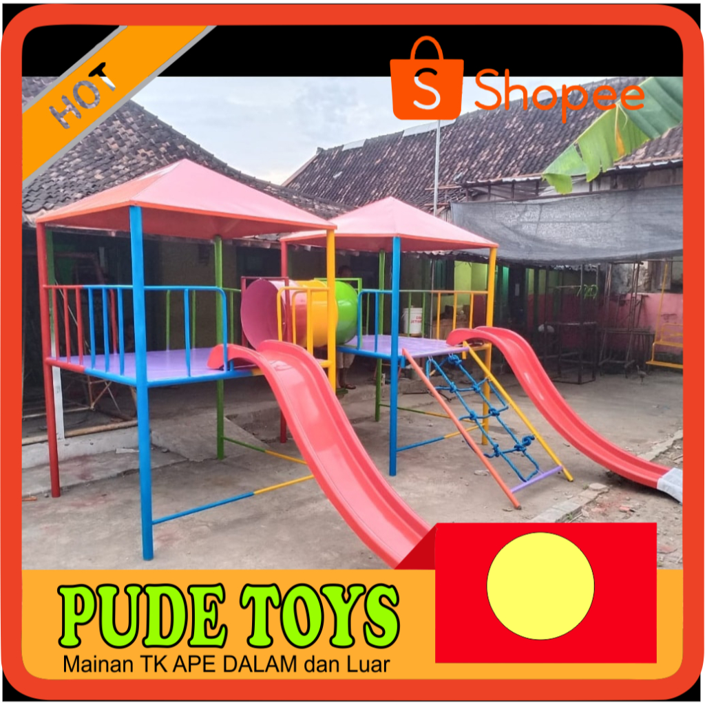 Playgrond Jumbo isi 2 - Pude Toys Mainan APE Luar
