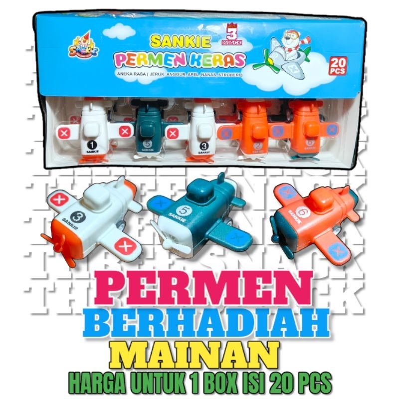 

[ PROMO ] PERMEN BERHADIAH MAINAN 1 PAK ISI 20