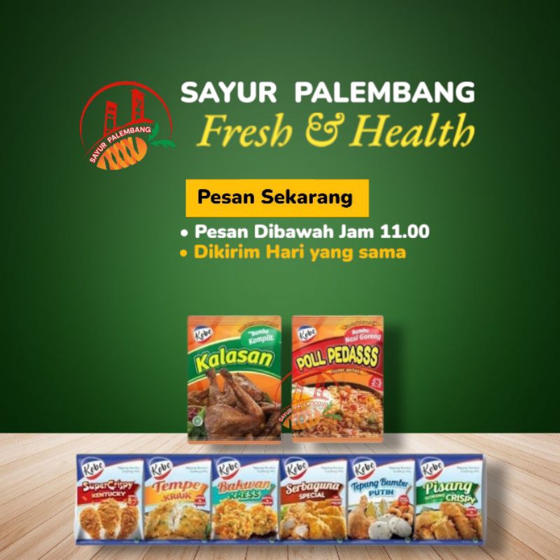 

Tepung Kobe Instan All Varian - Sayur Palembang