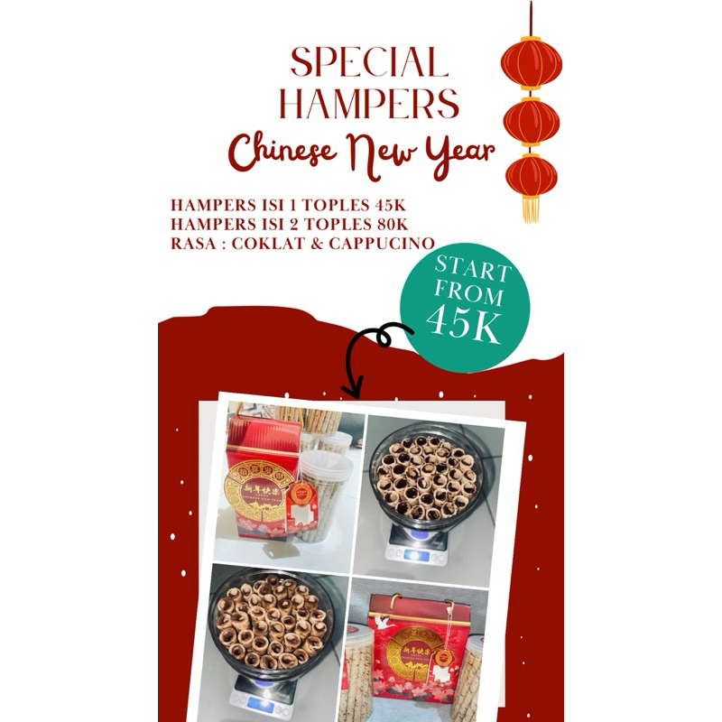 

(Astor Roola) Special Hampers Chinese New Year Rasa: Coklat & Capuccino