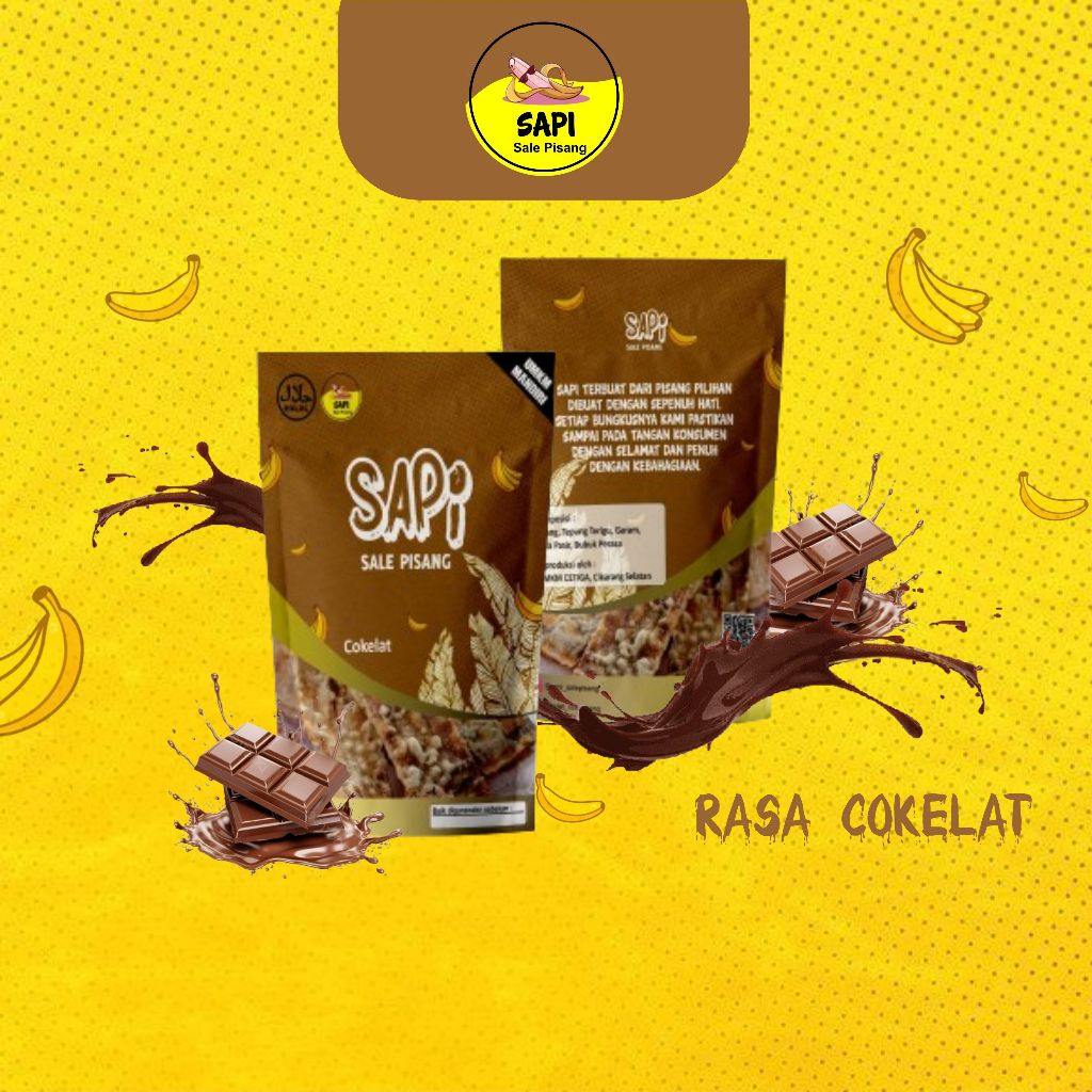 

Sale Pisang rasa Cokelat sncak cemilan