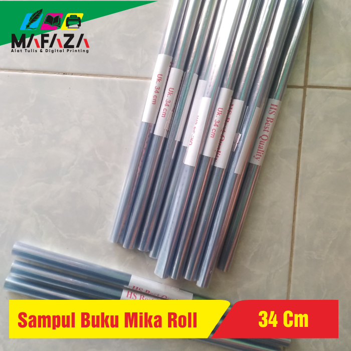 

[1 Pcs] Sampul Buku Mika Roll 34cm / Sampul Buku Mika Gulung Roll Murah 34cm