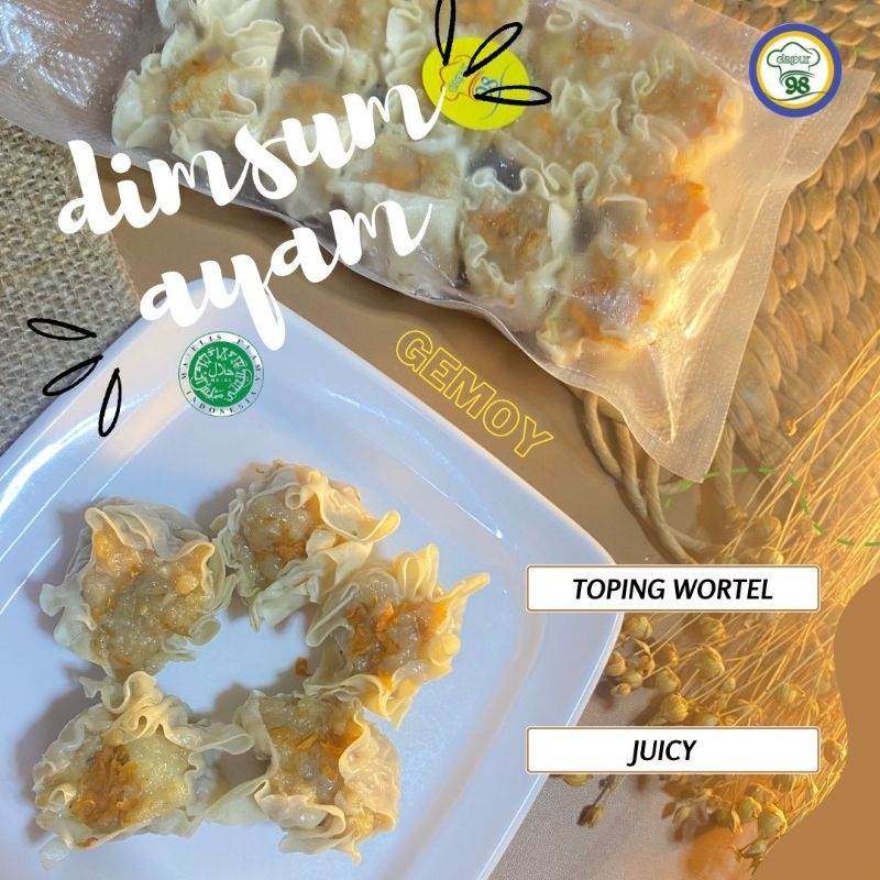 

dimsum ayam toping wortel frozen