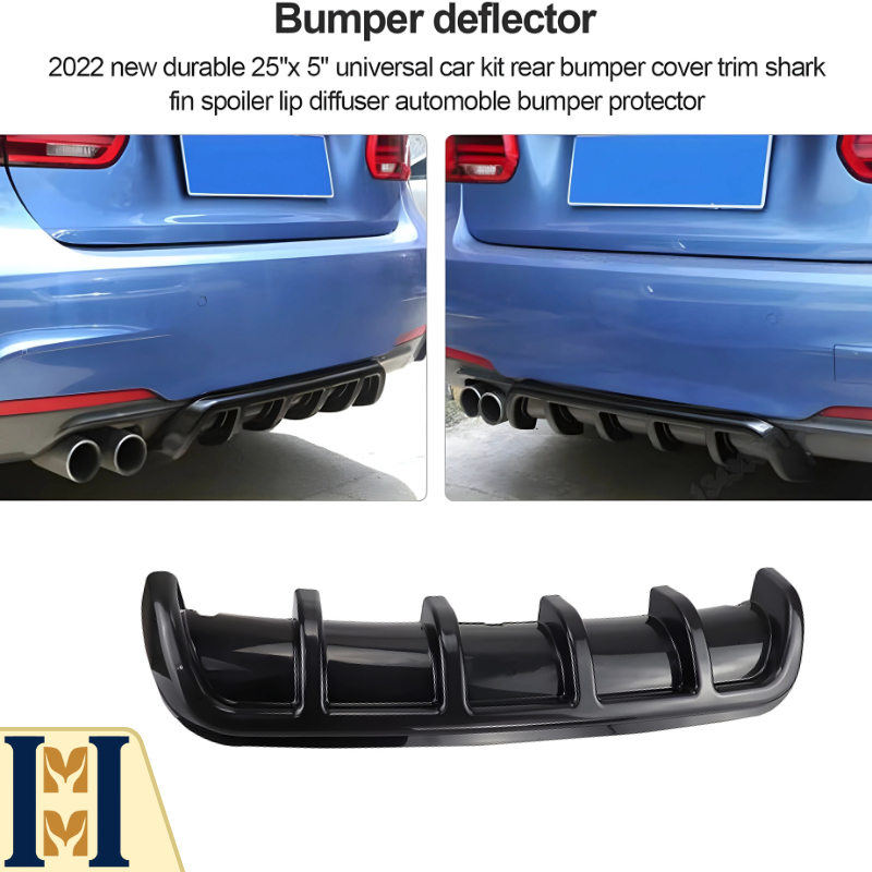 Diffuser Pelindung Bumper Belakang Mobil Universal