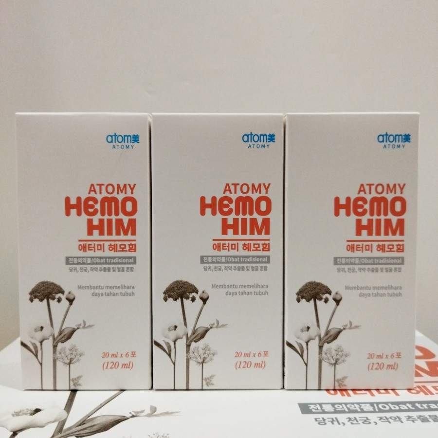 Hemohim Atomy Box Set 6 sachet 20ml Herbal Suplement Korea Original Obat Tradisional Vitamin Imunita