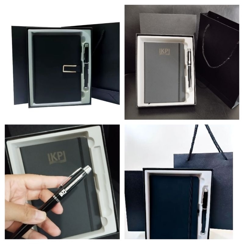 

Gift Set isi Agenda Kulit A5 Pen Gel FREE Paper Bag/Giftset PREMIUM/Gift Set ECER Min Beli 5 FREE Cetak Grafir Tulisan dan Logo/Hampers Eksklusif/Gift Set Custom Logo dan Tulisan/GiftSet 2in1/GiftSet Isi Notebook A5 dan Pen Metal Gel BONUS Paperbag