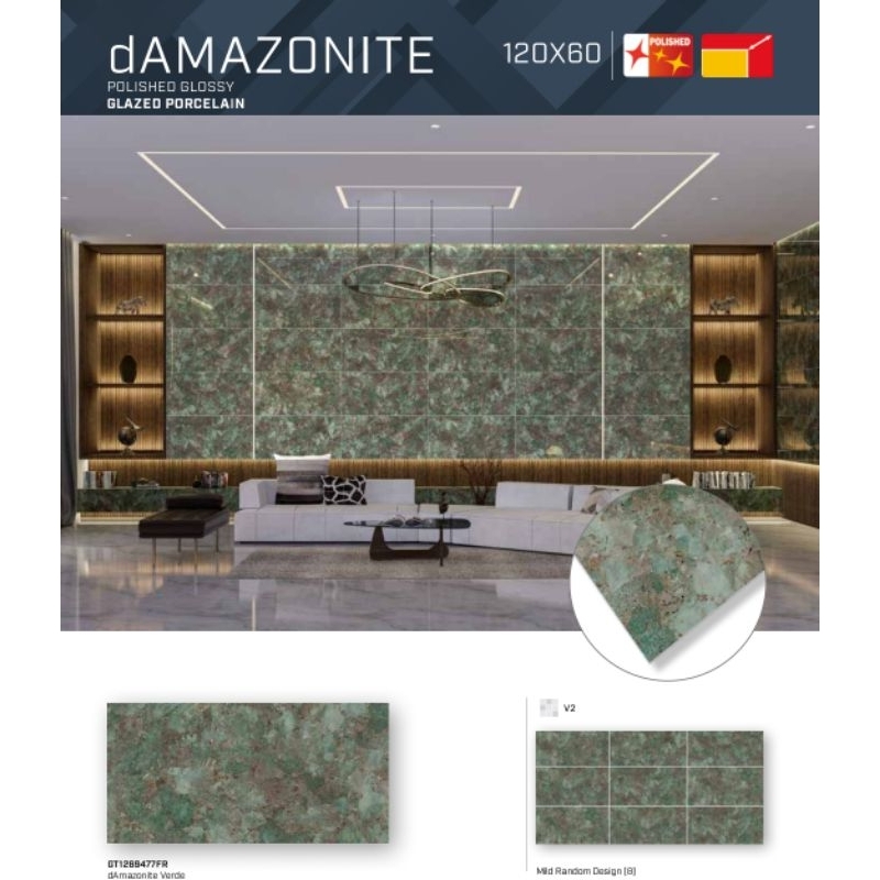 dAmazonite roman granit gloss 60x120