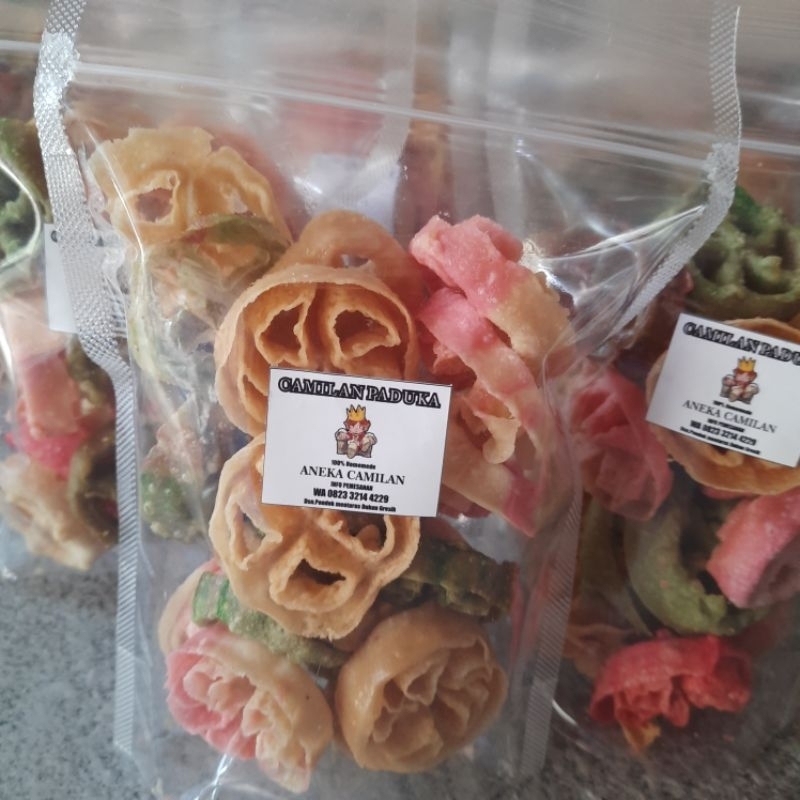 

kembang goyang manis cap fitrah wijoyo 100% homemade berat 95gr