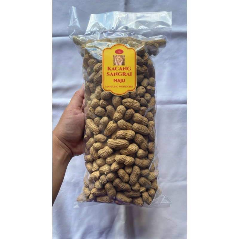 

Kacang kulit sangrai Maju premium 500gram reandah kalori/kacang renyah