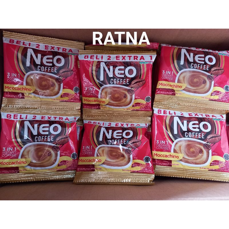 

KOPI NEO MOCCACHINO COFFEE 20gr ( 1 Renteng isi 15 Sachet)