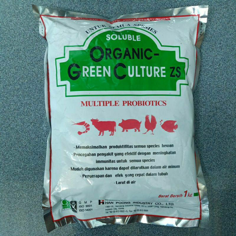 Soluble Organic Green Culture Zs Vitamin Untuk Semua Hewan - Star Farm