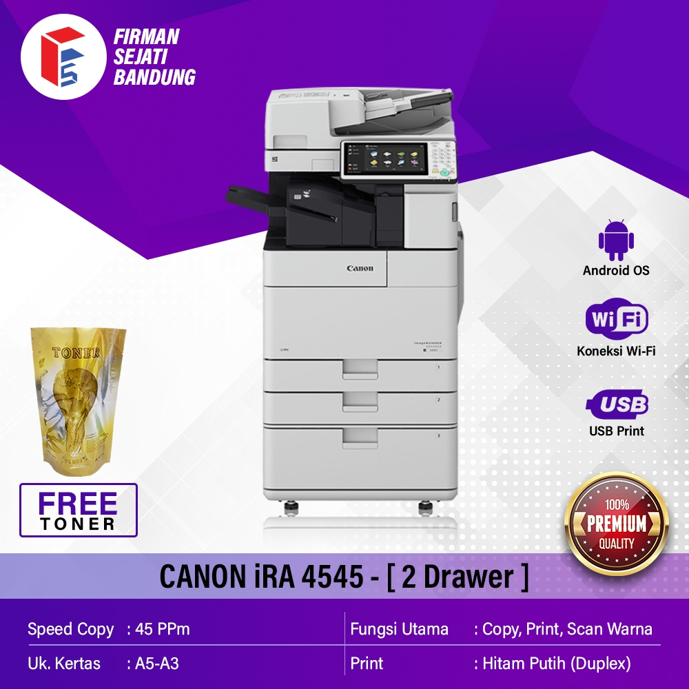 [PROMO] Canon iRA 4545  Mesin Fotocopy READY STOCK