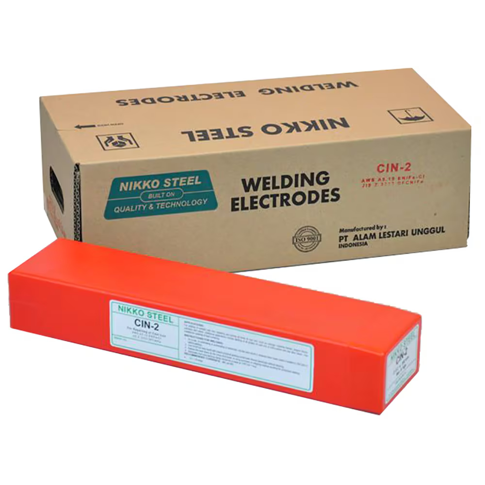 Kawat Las CIN-2 4mm ENiFe-CI Nikko Steel Besi Cor CIN2 4mm 5KG