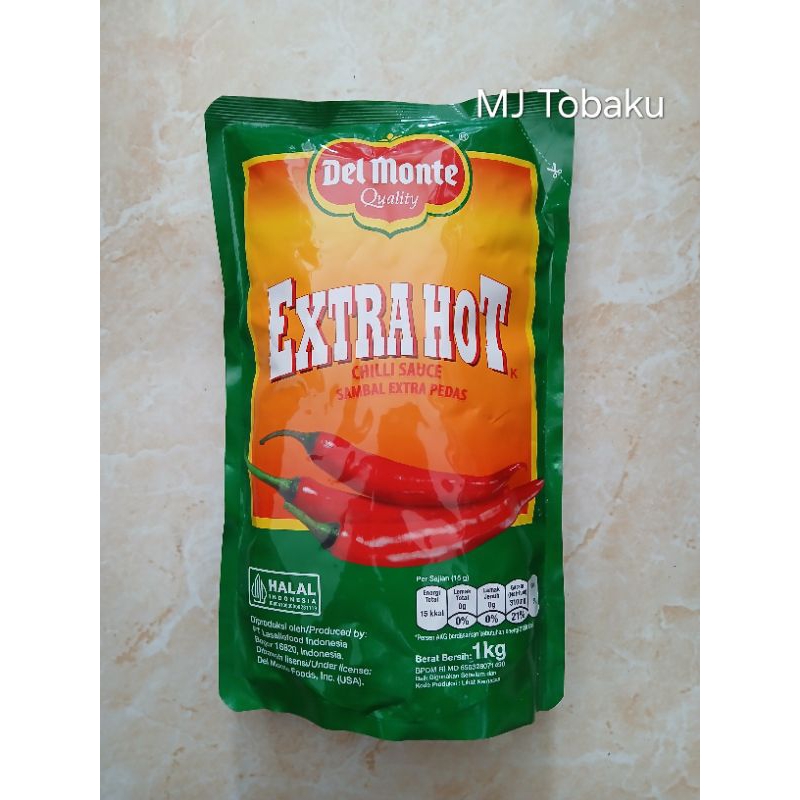 

Delmonte Sambal Extra Hot 1 kg _ Chili Saos