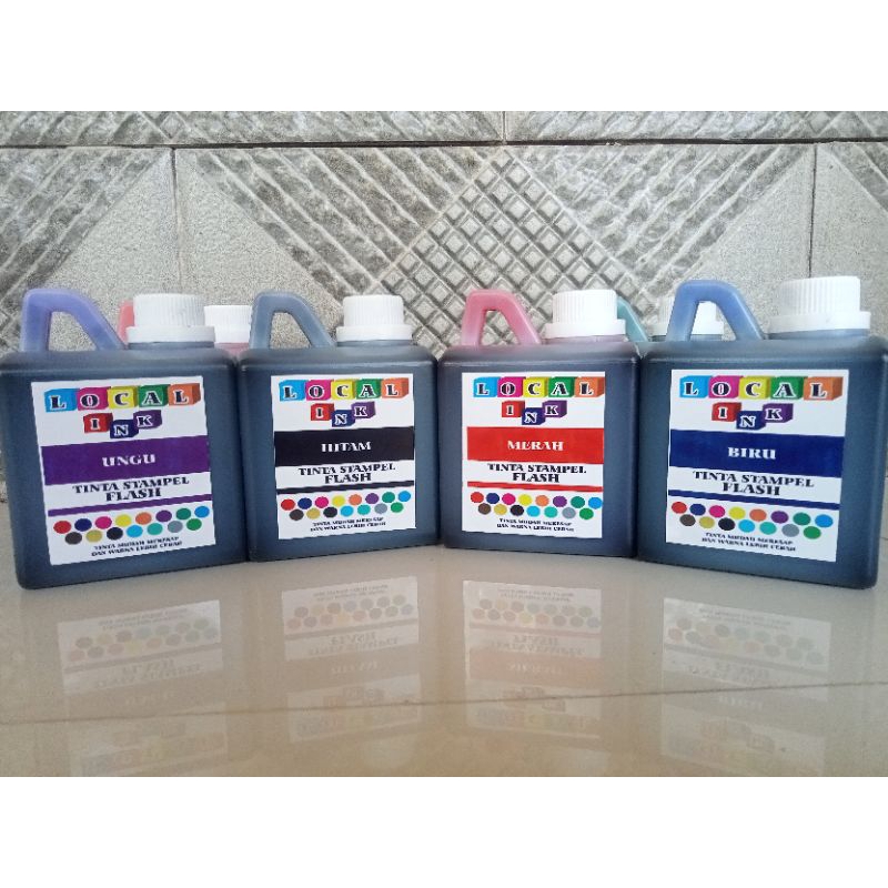 

Tinta Stempel FLASH Otomatis media kertas , kualitas EX JERMAN isi 500 mili