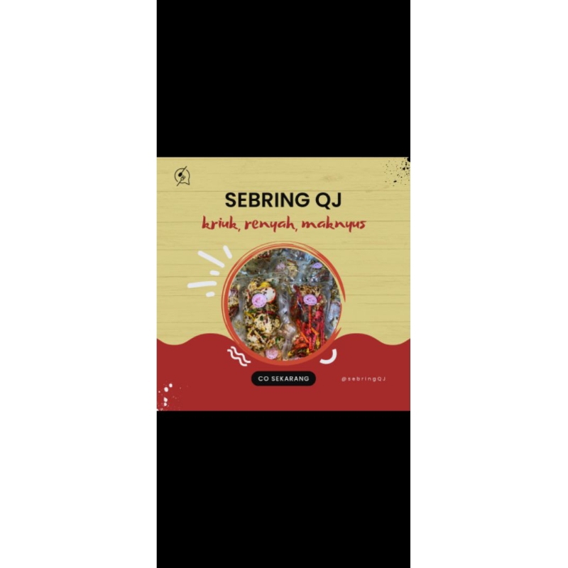 

Seblak Kering Chili Oil @BySebringQJ