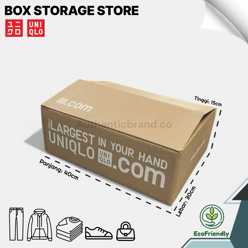 

Kardus UNIQLO | Kardus Packaging Uniqlo | BOX Pengiriman UNIQLO | BOX Penyimpanan UNIQLO