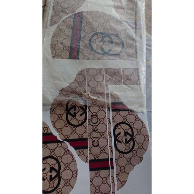kertas water decal tebok lovebird, sogon, konin