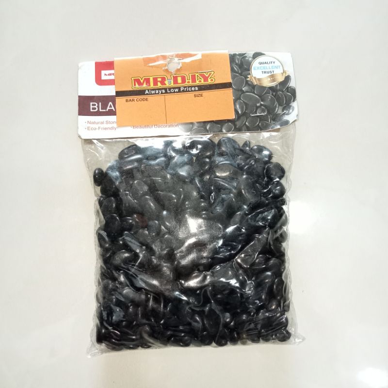 Mr. DIY Black Stone Batu Hitam 500g Dekorasi Aquarium