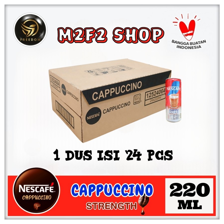 

Kopi Nescafe Ala Cafe Cappuccino Kaleng | Can - 220 ml (Kemasan Karton)