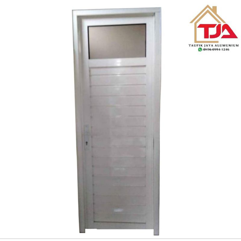 Pintu Aluminium Toilet Vareasi Kaca Es|IPintu Aluminium Murah|Pintu Aluminium Minimalis|Pintu Alumin
