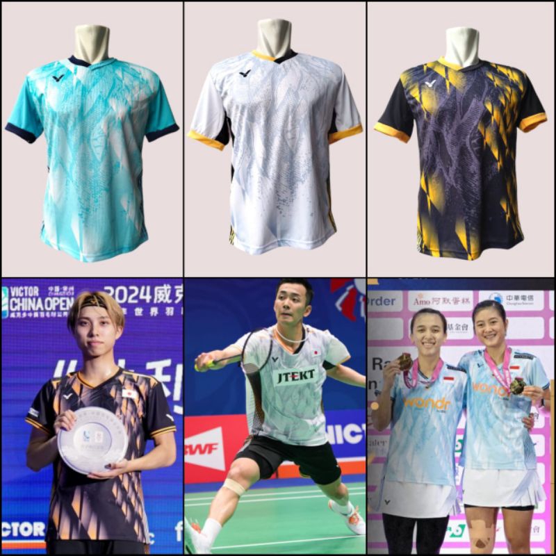 Atasan baju badminton V248/baju badminton