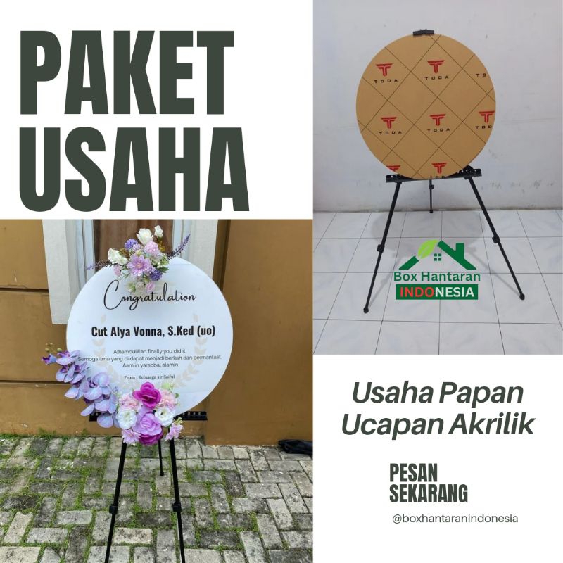 

PAKET USAHA PAPAN UCAPAN AKRILIK