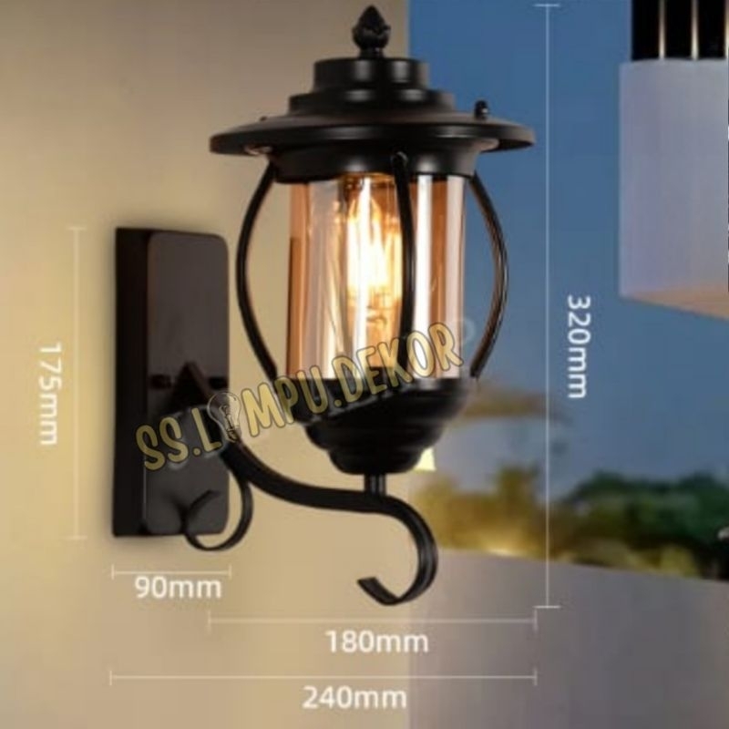 Lampu Dinding Outdoor Wall Lamp Klasik Modern