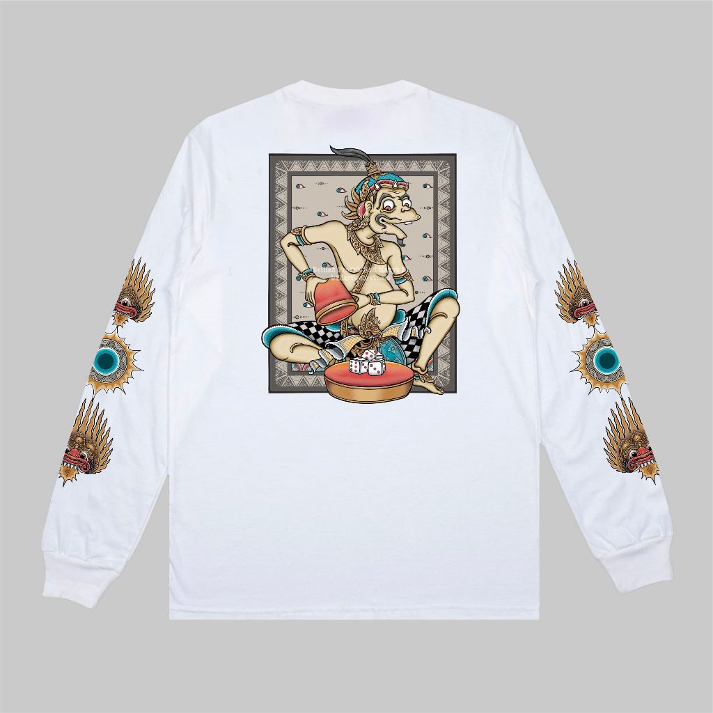 SANGUT KAMASAN STYLE  | TANGAN PANJANG | BALIARTWEAR | BAJU KATA KATA BALI | OLEH OLEH BALI | Baju K